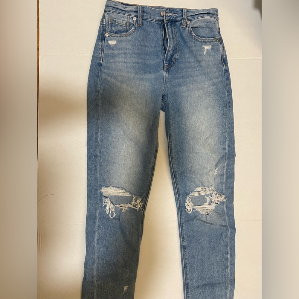 American Eagle mom jeans size 0 women